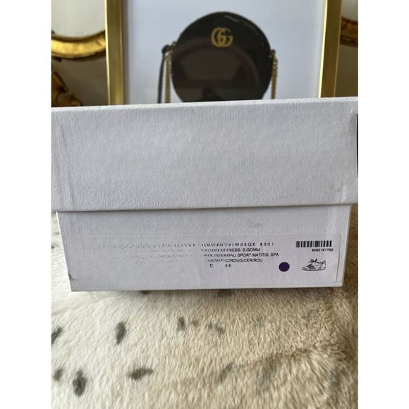 BALENCIAGA Elastic &Mesh High-Top Sneaker/Shoes~Black & Taupe~EU 36/US 6~$615. - Picture 5 of 8